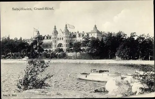 Ak Saltsjöbaden Schweden, Grand Hotel