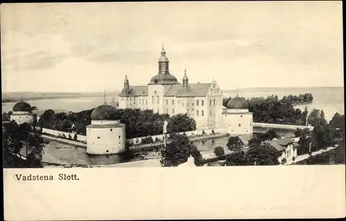 Ak Vadstena Schweden, Slott, Schloss