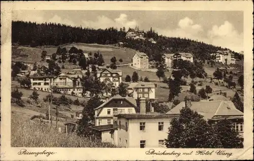 Ak Karpacz Górny Brückenberg Krummhübel Riesengebirge Schlesien, Hotel Wang