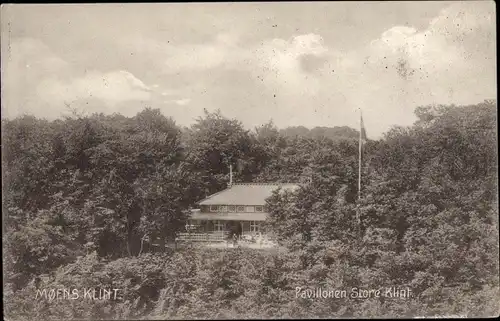 Ak Dänemark, Møns Klint, Pavillonen Store Klint