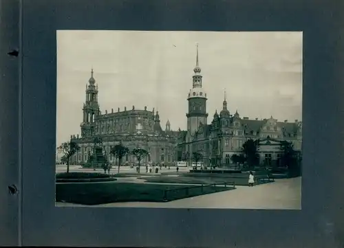 Foto Dresden Zentrum Altstadt, Teilansicht mit Hofkirche