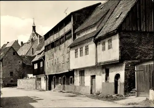 Ak Freiberg in Sachsen, Alte Gerberhäuser am Mühlgraben