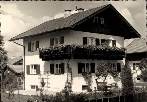 Foto Ak Schwangau im Ostallgäu, Füssener Straße 56, Pension