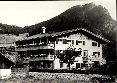 Foto Ak Bad Hindelang im Oberallgäu, Konrad Eberhard Weg 9, Pension