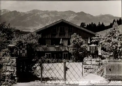 Foto Ak Bad Hindelang im Oberallgäu, Bergherberg Gallenberg