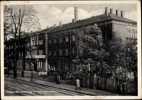 Ak Meißen in Sachsen, Staatl. Porzellanmanufaktur