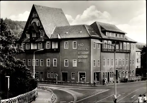 Ak Meiningen in Thüringen, HO Hotel Sächsischer Hof