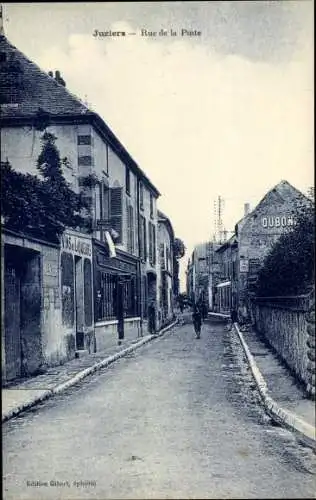 Ak Juziers Yvelines, Rue de la Poste