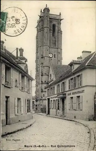 Ak Maule Yvelines, Rue Quincampoix