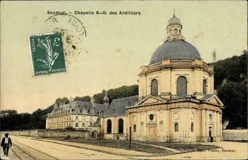 Ak Saumur Maine et Loire, Chapelle Notre Dame des Ardilliers