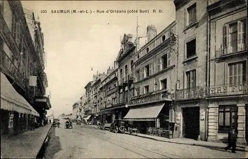 Ak Saumur Maine et Loire, Rue d'Orleans