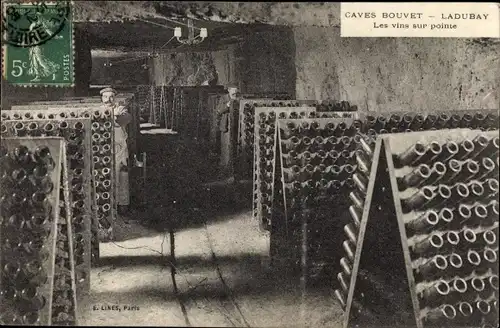 Ak Saint Hilaire Saint Florent Maine et Loire, Caves Bouvet Ladubay, les vins sur pointe