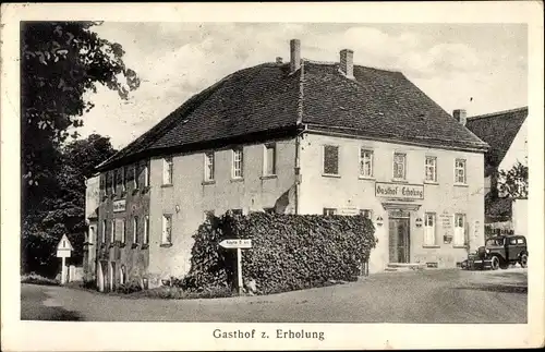 Ak Pölzig in Thüringen, Gasthaus Erholung