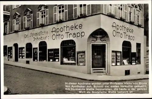 Ak Tübingen am Neckar, Dr. Schmid'sche Apotheke, Neue Straße 5