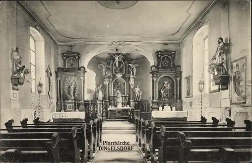 Ak Dingelsdorf Konstanz Baden Württemberg, Pfarrkirche