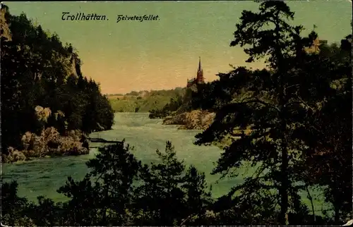 Ak Trollhättan Schweden, Helvetesfallet