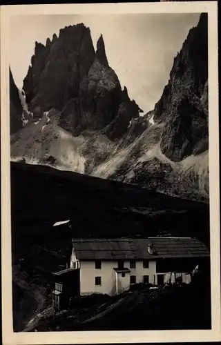 Ak Südtirol Italien, Rifugio Valentini, Passo di Sella verso il Mt. Cinque Dita