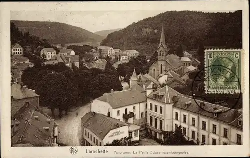Ak Larochette Fels Luxemburg, Panorama, la Petite Suisse luxembourgeoise