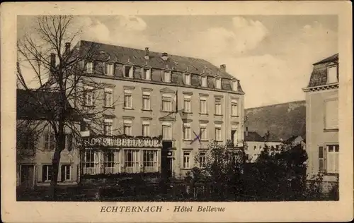 Ak Echternach Luxemburg, Hotel Bellevue