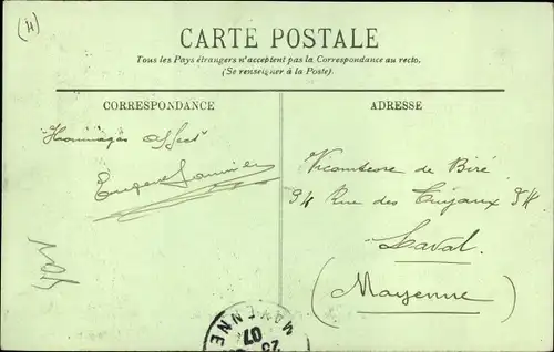 Ak Französisches U Boot, Farfadet, sous marin