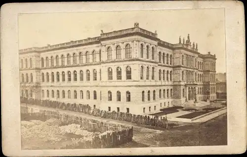 Foto Aachen in Nordrhein Westfalen, Schule, RWTH Hochschule, Templergraben, um 1860