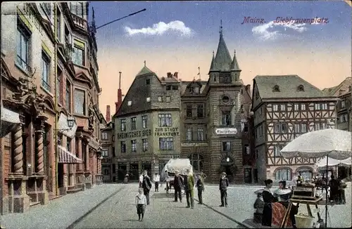 Ak Mainz am Rhein, Liebfrauenplatz