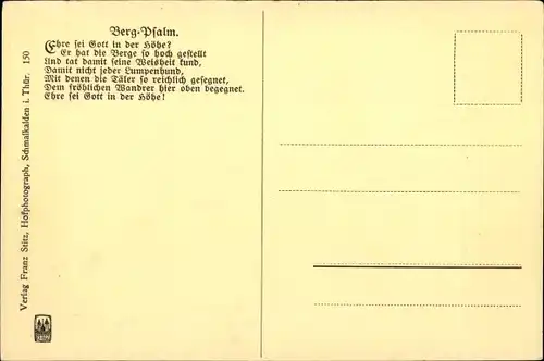 Ak Brotterode Trusetal in Thüringen, Waldschänke Dreiherrenstein