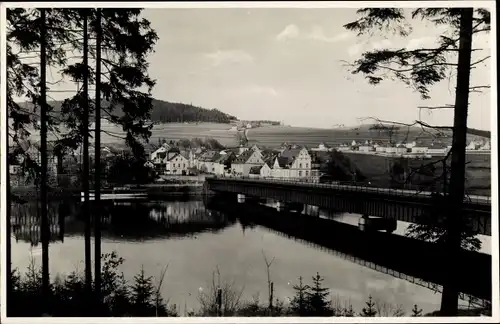 Ak Saalburg in Thüringen, Gesamtansicht