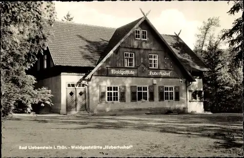 Ak Bad Liebenstein im Thüringer Wald, Waldgaststätte Hubertushof