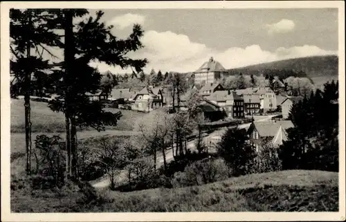 Ak Schmiedefeld am Rennsteig Suhl, Panorama