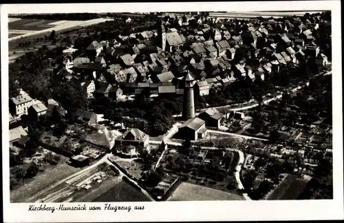 Ak Kirchberg im Hunsrück, Fliegeraufnahme