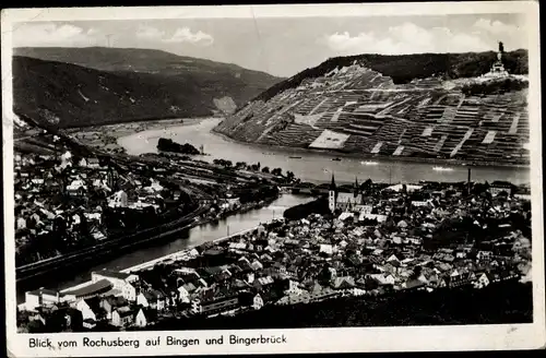 Ak Bingen am Rhein, Bingerbrück, Rochusberg, Gesamtansicht