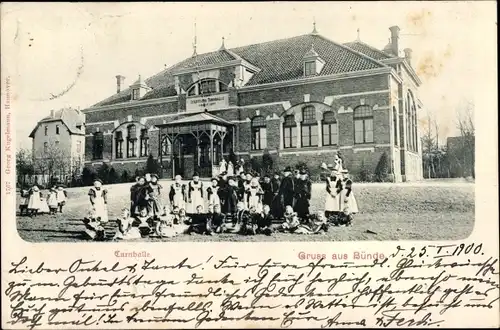 Ak Bünde in Westfalen, Turnhalle, Kinder