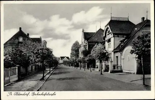 Ak Preußisch Oldendorf in Westfalen, Bahnhofstraße