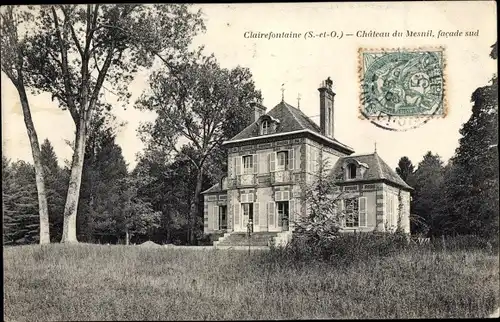 Ak Clairefontaine Yvelines, Chateau du Mesnil, Facade sud