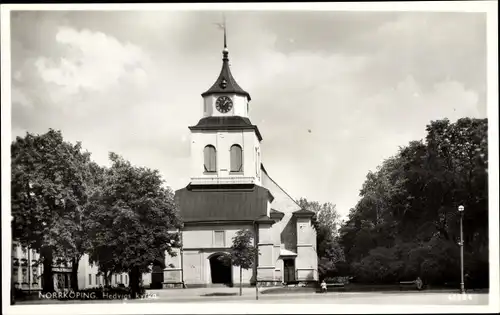 Ak Norrköping Schweden, Hedvigs Kyrka, Kirche