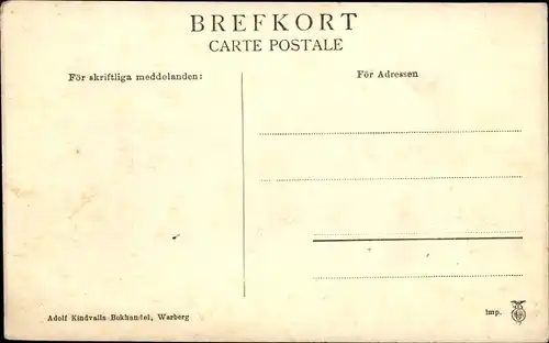 Ak Warberg Varberg Schweden, Warbergs fästning, Segelboot