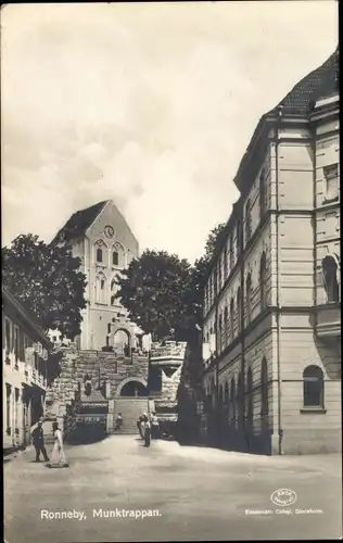 Ak Ronneby Schweden, Munktrappan