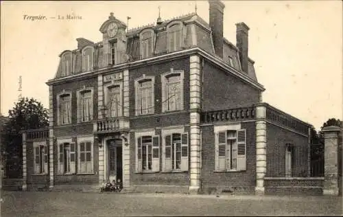 Ak Tergnier Aisne, La Mairie