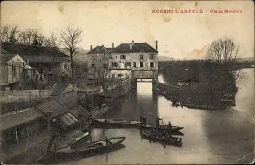Ak Nogent l'Artaud Aisne, Vieux Moulins