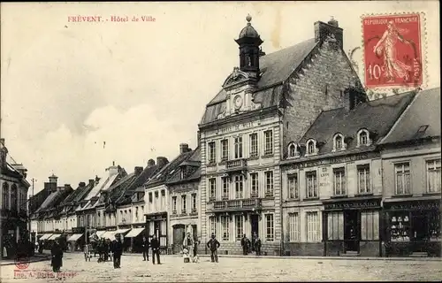 Ak Frevent Pas de Calais, Hotel de Ville