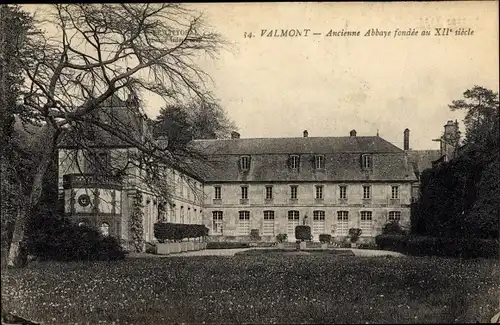 Ak Valmont Seine Maritime, Ancienne Abbaye