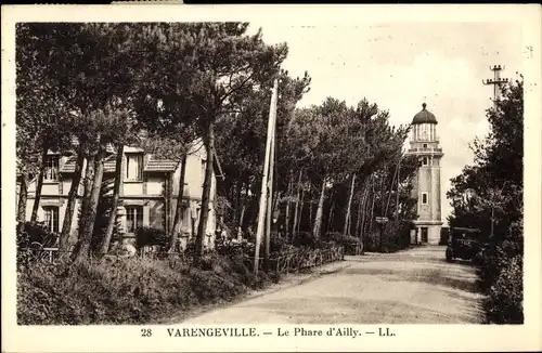 Ak Varengeville Seine Maritime, Le Phare d'Ailly