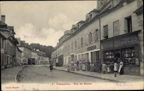 Ak Villeparisis Seine et Marne, Rue de Meaux