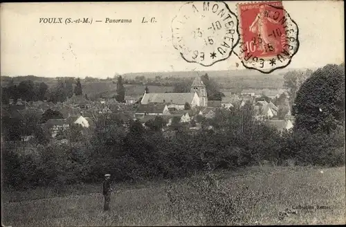 Ak Voulx Seine et Marne, Panorama