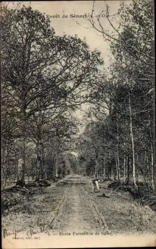 Ak Forêt de Sénart Essonne, Route Forestiere de Soisy