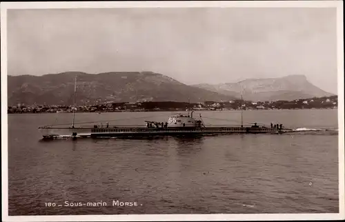 Ak Französisches U-Boot, Morse, S5, sous marin