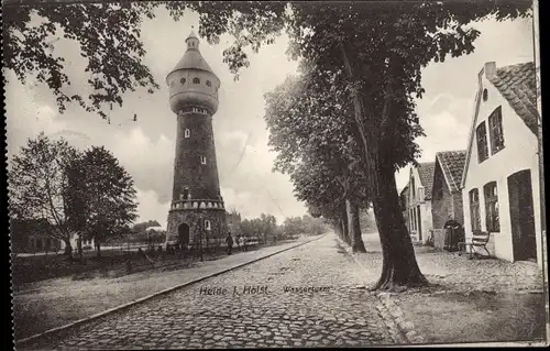 Ak Heide in Dithmarschen, Wasserturm