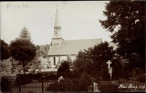 Foto Ak Schenefeld Kreis Rendsburg, Kirche