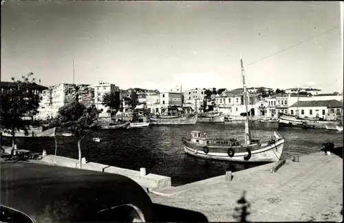 Foto Ak Halbinsel Gelibolu Gallipoli Türkei, Hafenpartie